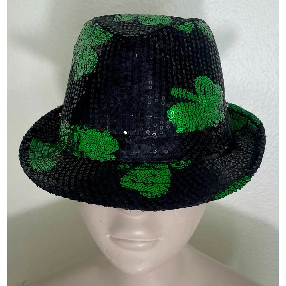 Rubies Costume LED Light Up Sequin St. Patrick’s Day Fedora Hat